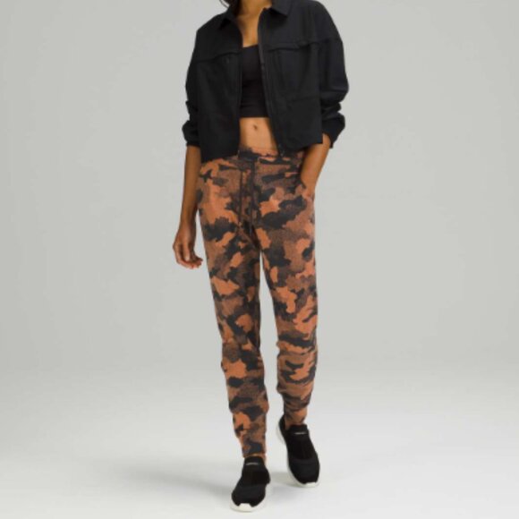 Lululemon Ready to Rulu Jogger 29" Heritage Speckle Camo Jacquard Graphite sz 8 - Picture 1 of 7